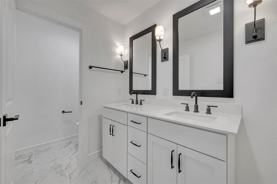 Furnished interior view inside a new home in Providence Commons, Providence Village (Image 10).