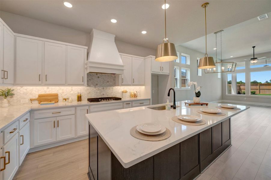 Furnished interior view inside a new home in Grange - Reserve Collection, Katy (Image 9).