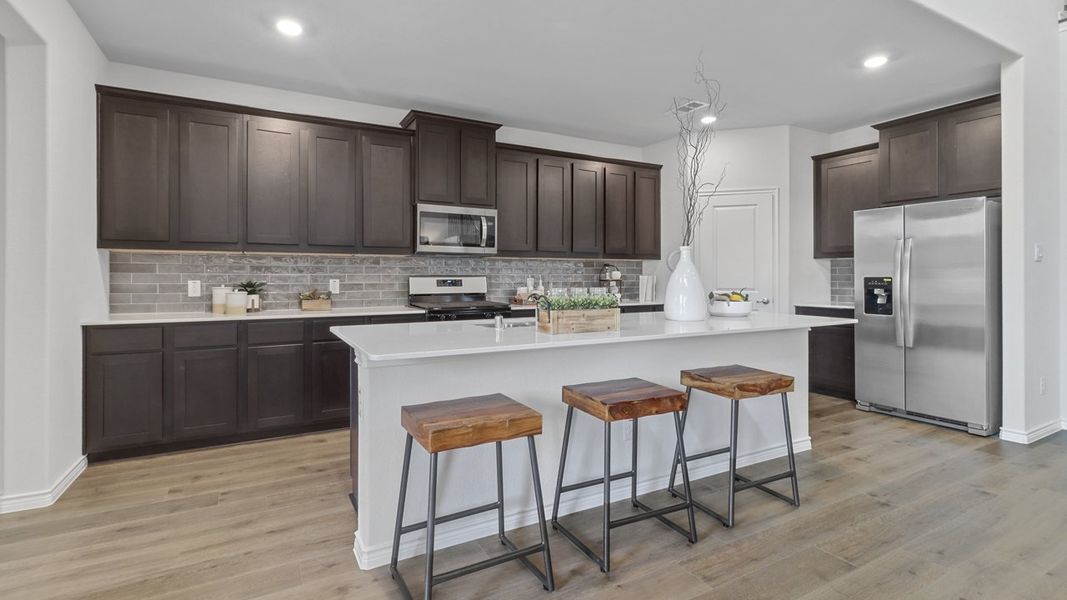 Furnished interior view inside a new home in The Woods at Lindsey Place, Anna (Image 4).