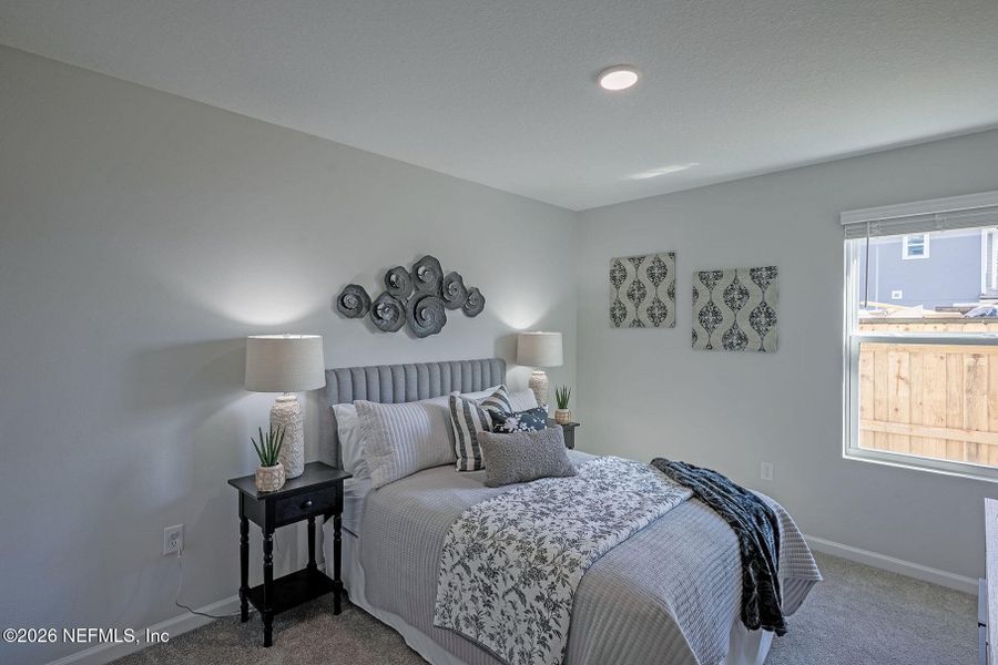 Furnished interior view inside a new home in , Jacksonville (Image 26). Furnished interior view inside a new home in , Jacksonville (Image 26).