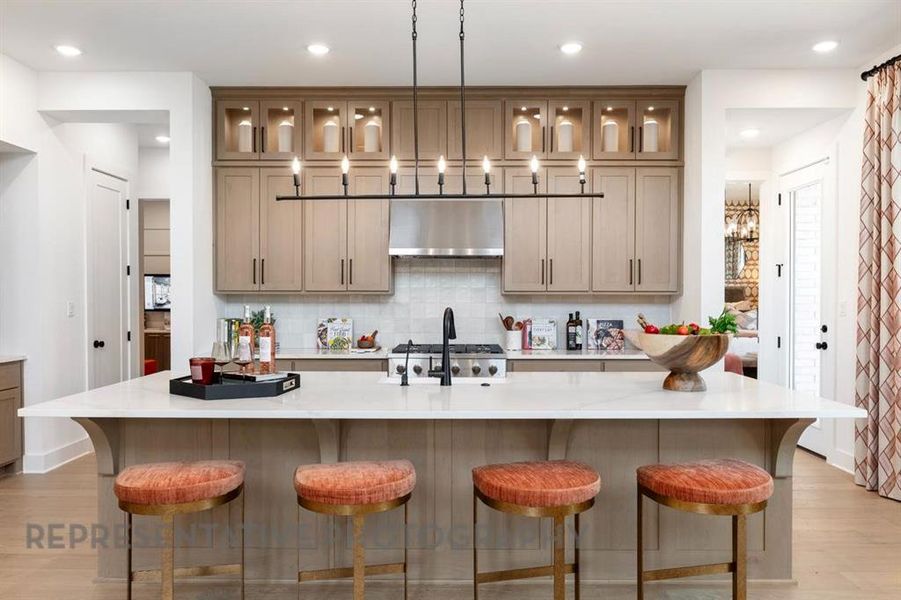 Furnished interior view inside a new home in Goodland: 60ft. lots, Midlothian (Image 6).