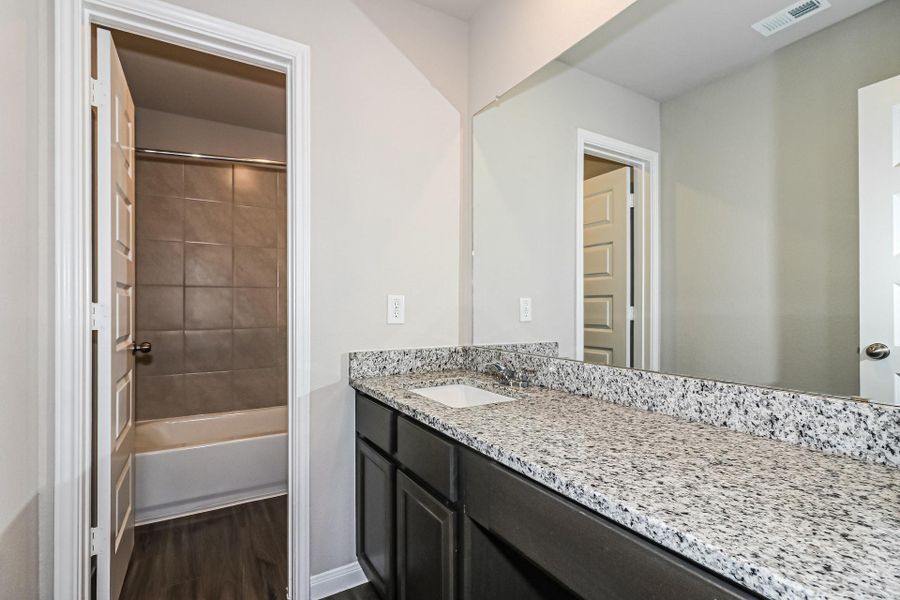 Furnished interior view inside a new home in Charleston Heights, Rosharon (Image 6).