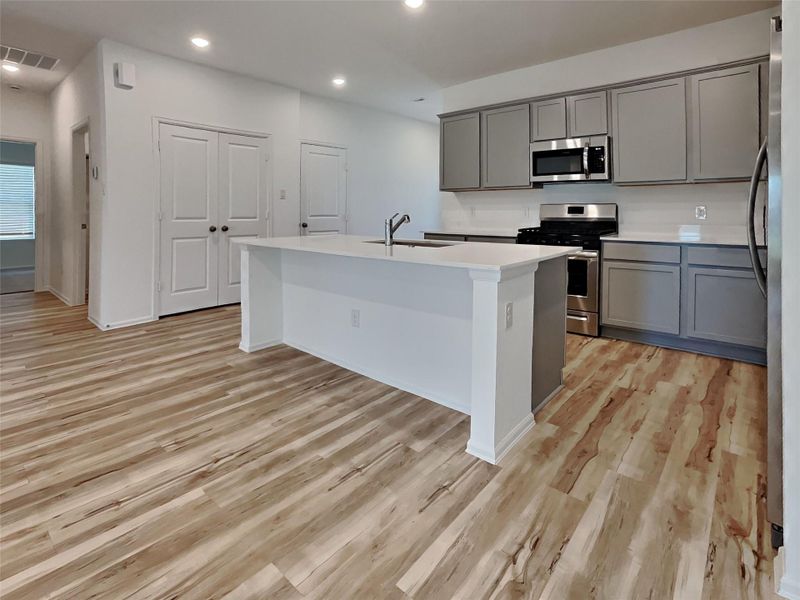 Furnished interior view inside a new home in Sterling Point at Baytown Crossings: Wildflower II Collection, Baytown (Image 3).