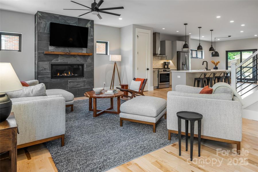 Furnished interior view inside a new home in , Asheville (Image 19).
