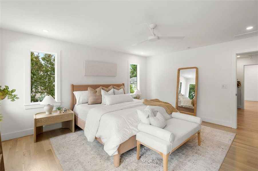 Furnished interior view inside a new home in , Atlanta (Image 12).