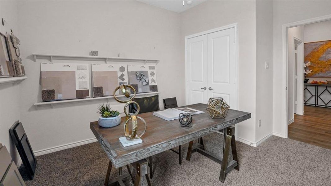 Furnished interior view inside a new home in Morning Ridge, Princeton (Image 19). Furnished interior view inside a new home in Morning Ridge, Princeton (Image 19).