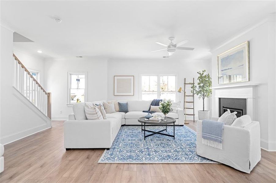 Furnished interior view inside a new home in Stillwood, Atlanta (Image 12).