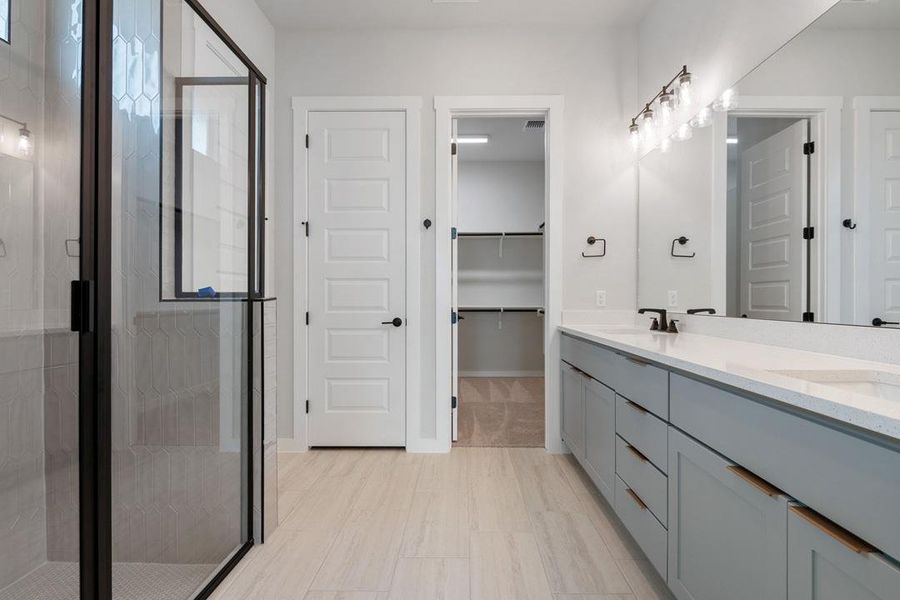 Furnished interior view inside a new home in Lagos Reserve, Manor (Image 11).