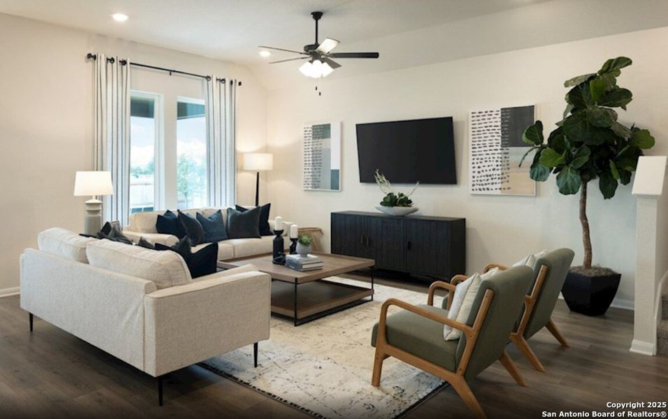 Furnished interior view inside a new home in Comanche Ridge, San Antonio (Image 10).