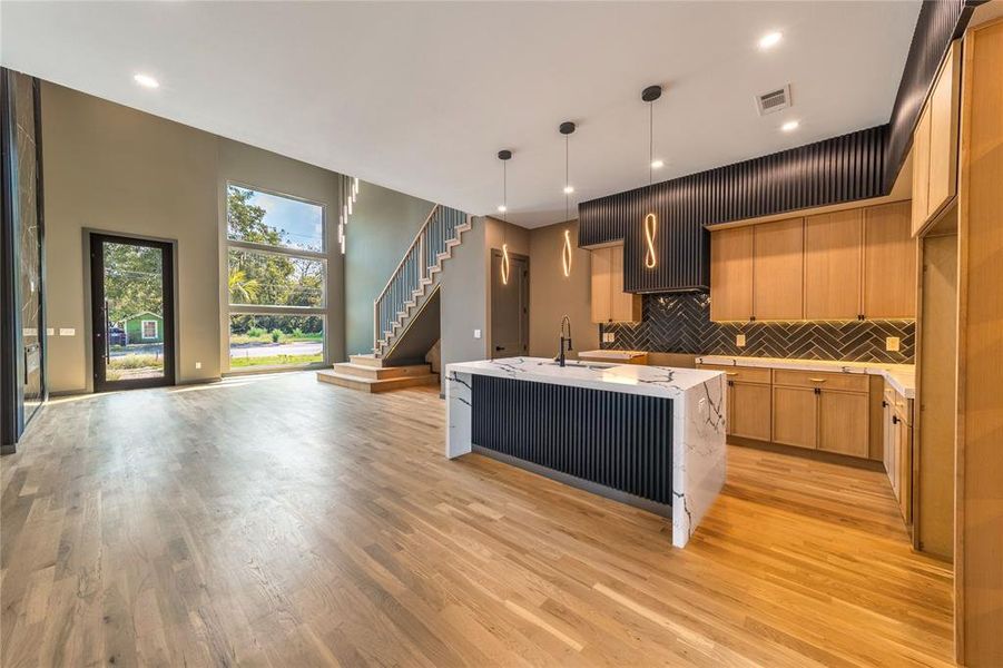 Furnished interior view inside a new home in , Dallas (Image 3). Furnished interior view inside a new home in , Dallas (Image 3).