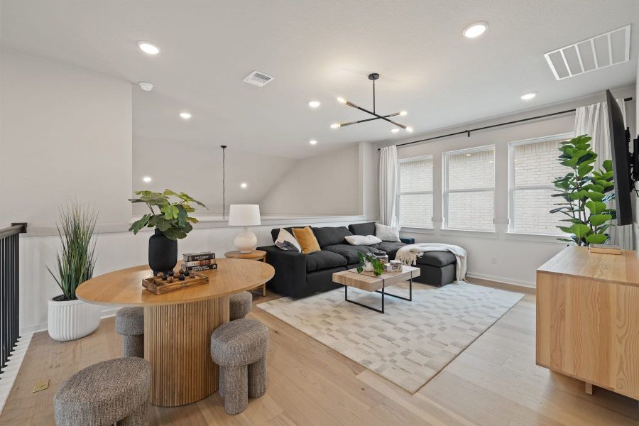 Furnished interior view inside a new home in Lagos Reserve, Manor (Image 26).