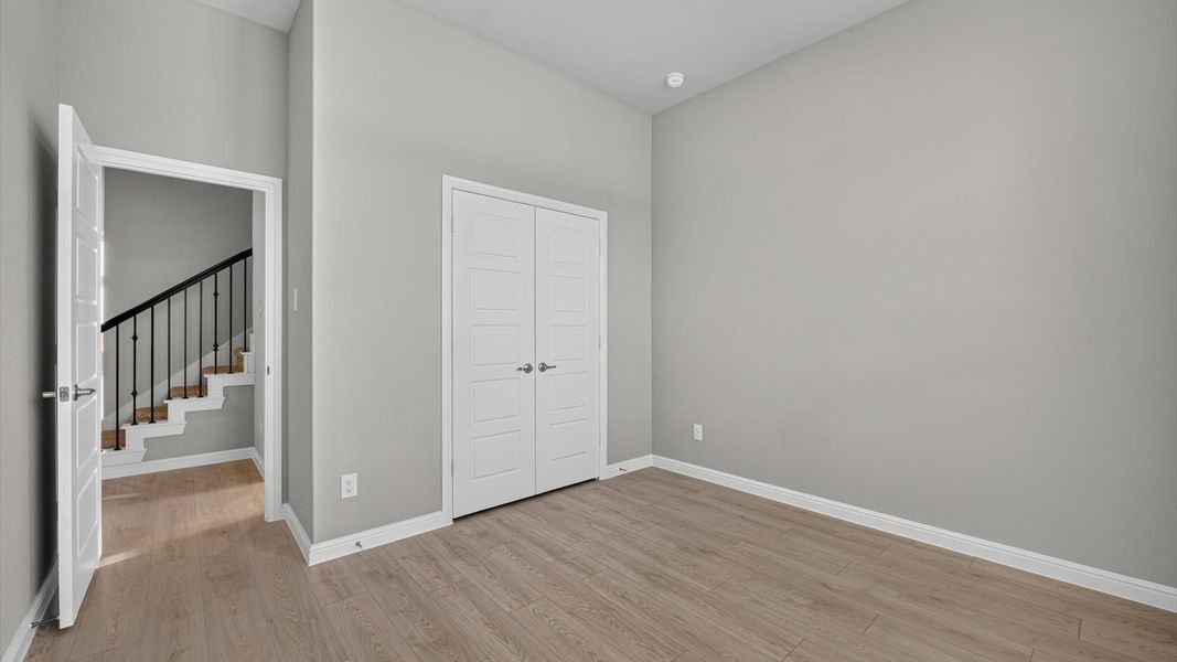 Representative unfurnished interior of a home built from the Juniper by D.R. Horton in Morningstar, Aledo (Image 27). Representative unfurnished interior of a home built from the Juniper by D.R. Horton in Morningstar, Aledo (Image 27).