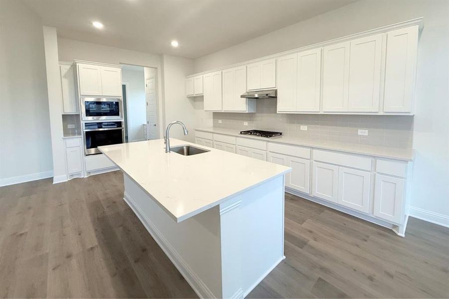 Furnished interior view inside a new home in Ridge Park Estates, Royse City (Image 5).