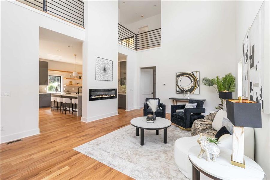 Furnished interior view inside a new home in , Decatur (Image 17).