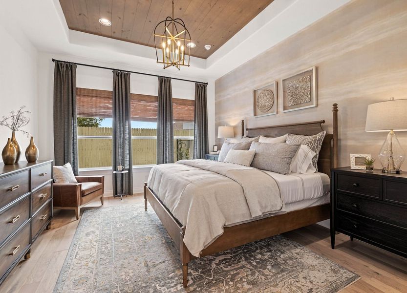 Furnished interior view inside a new home in Santa Rita Ranch – Townhomes, Liberty Hill (Image 14).