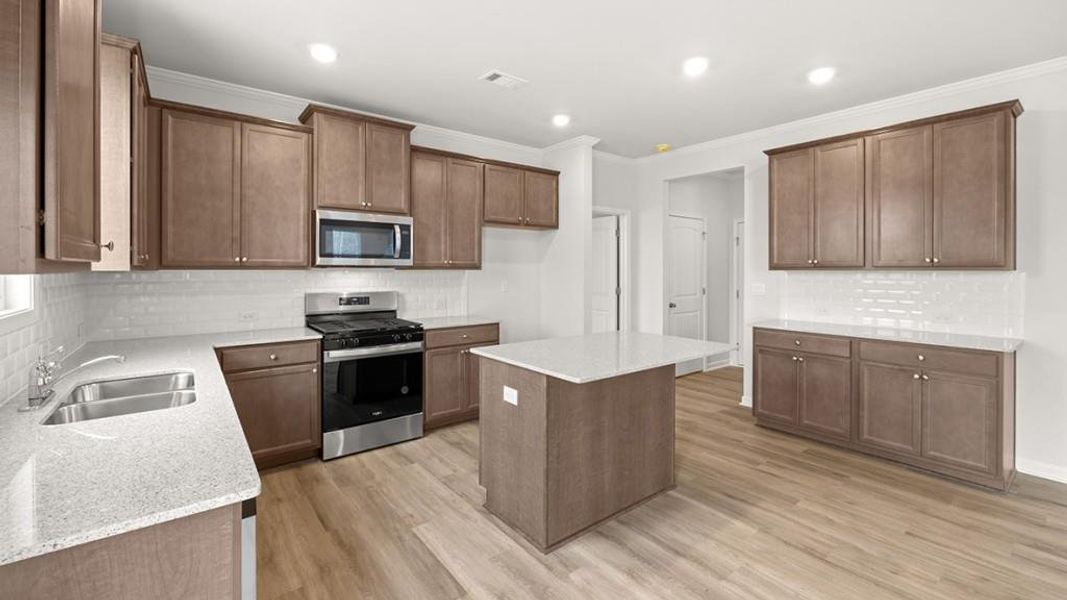 Furnished interior view inside a new home in , Dallas (Image 4).