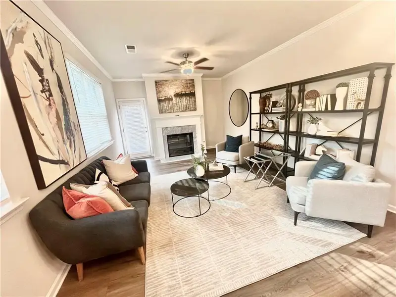 Furnished interior view inside a new home in Cascade Ridge at Niskey Lake, Atlanta (Image 3).