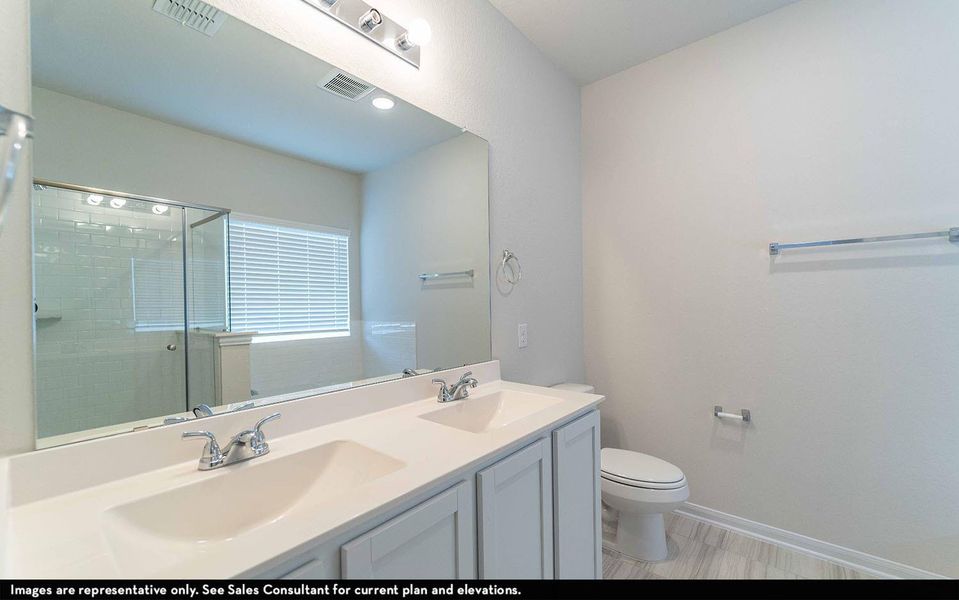 Furnished interior view inside a new home in Steed Landing, Texas City (Image 4).