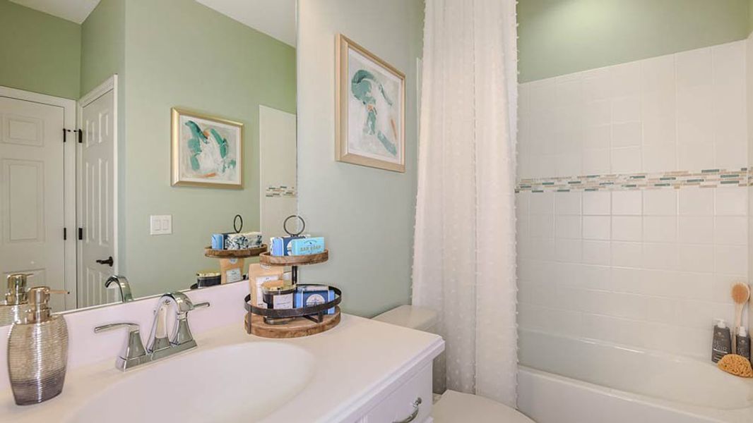 Representative furnished interior of a home built from the Bonaire by Taylor Morrison in Veranda Oaks, Port St. Lucie (Image 52).