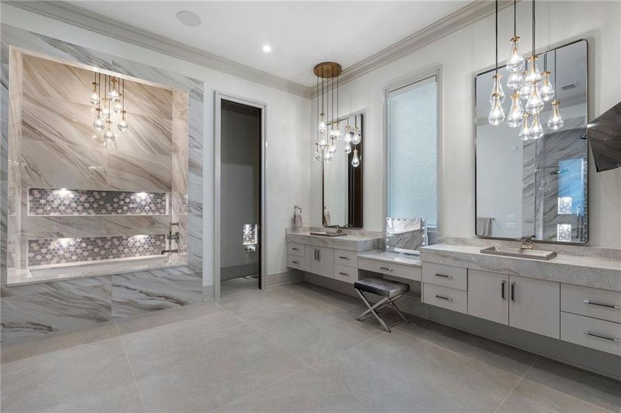 Furnished interior view inside a new home in , Atlanta (Image 4). Furnished interior view inside a new home in , Atlanta (Image 4).