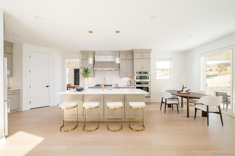 Furnished interior view inside a new home in , Castle Rock (Image 13). Furnished interior view inside a new home in , Castle Rock (Image 13).