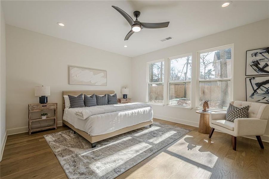 Furnished interior view inside a new home in , Powder Springs (Image 34).