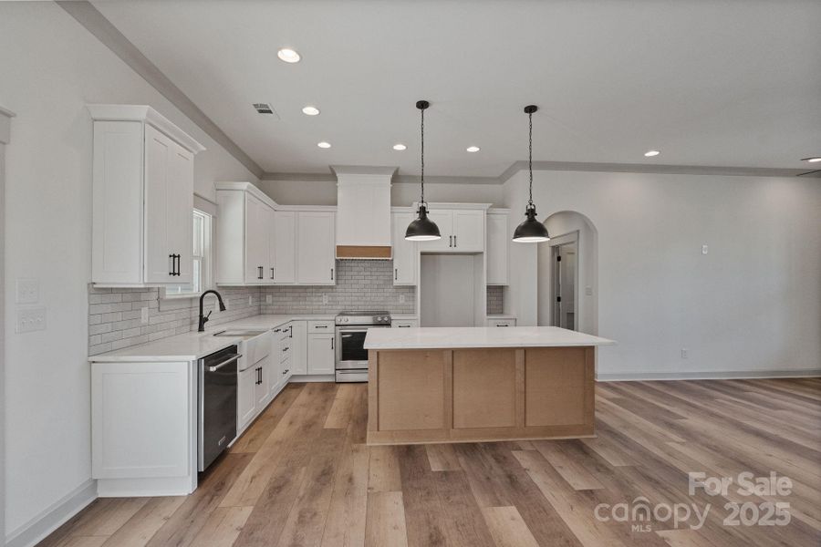 Furnished interior view inside a new home in , Clover (Image 9). Furnished interior view inside a new home in , Clover (Image 9).