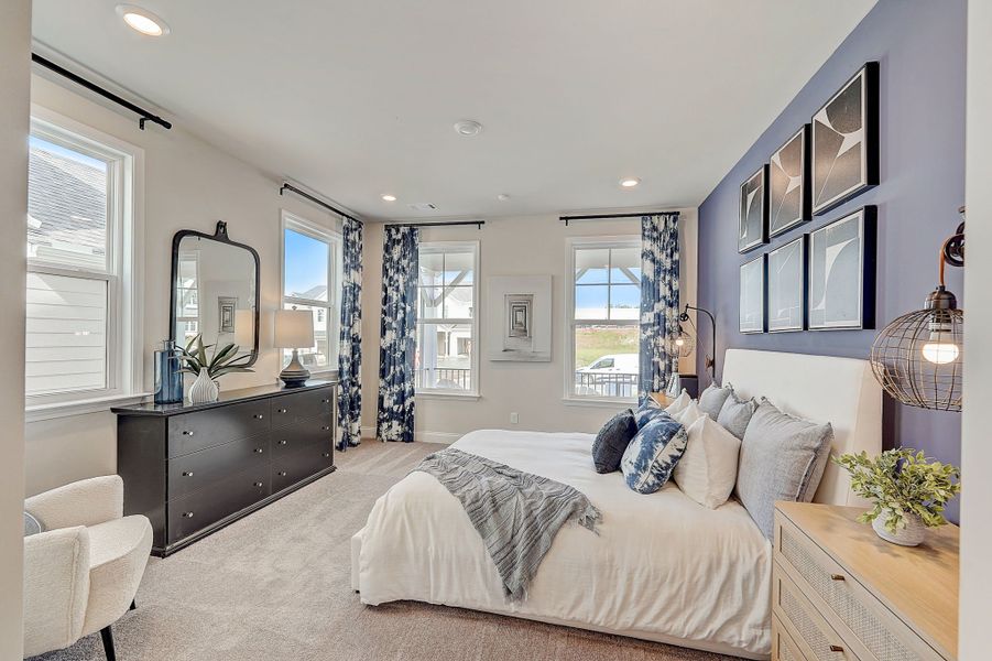 Furnished interior view inside a new home in Nichols Farm, Dacula (Image 33).