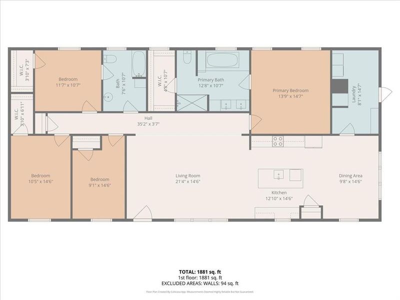 2D floor plan layout of this home in , Cleburne, TX (Image 4).