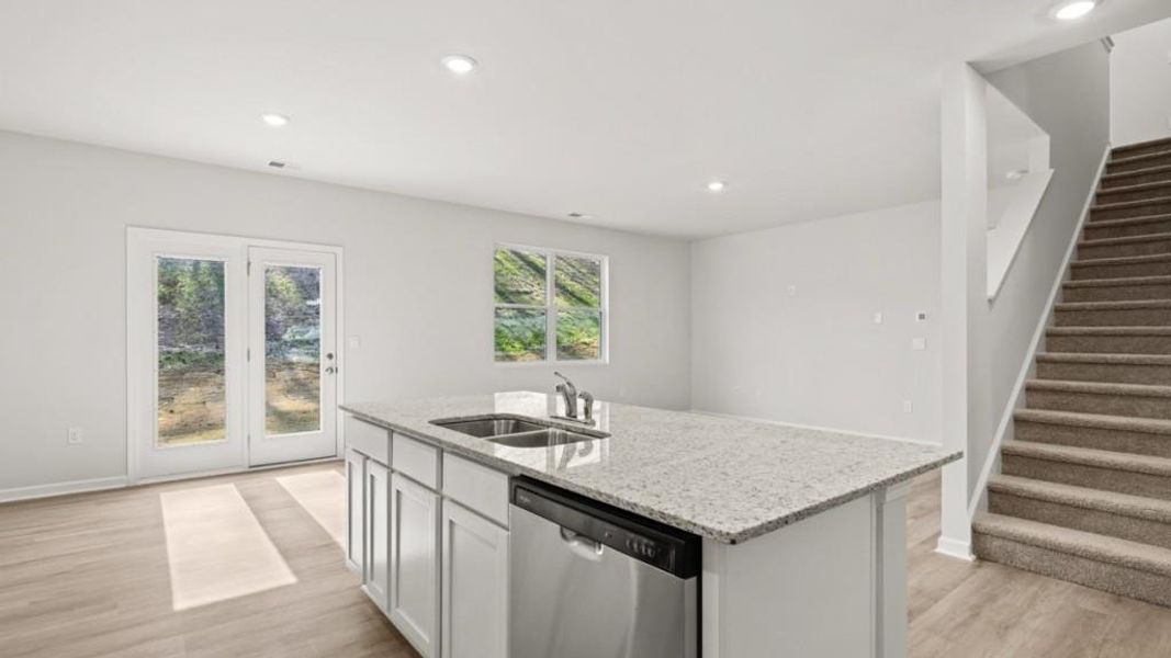 Furnished interior view inside a new home in Oconee Overlook, Gainesville (Image 4).