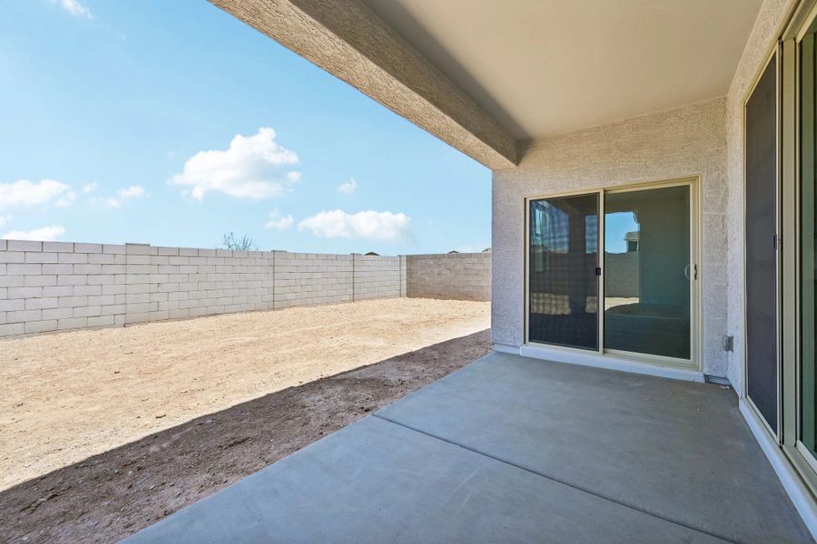 Covered patio