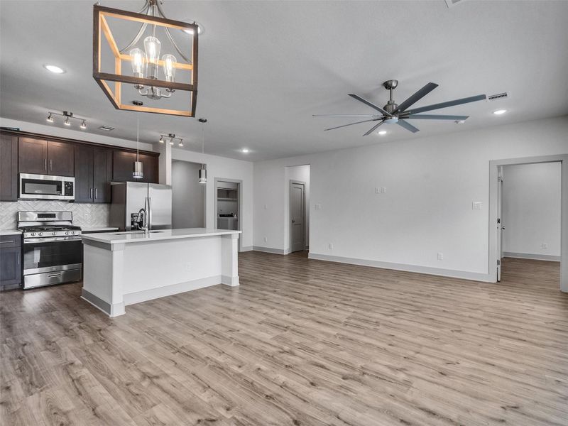 Furnished interior view inside a new home in , Houston (Image 7). Furnished interior view inside a new home in , Houston (Image 7).