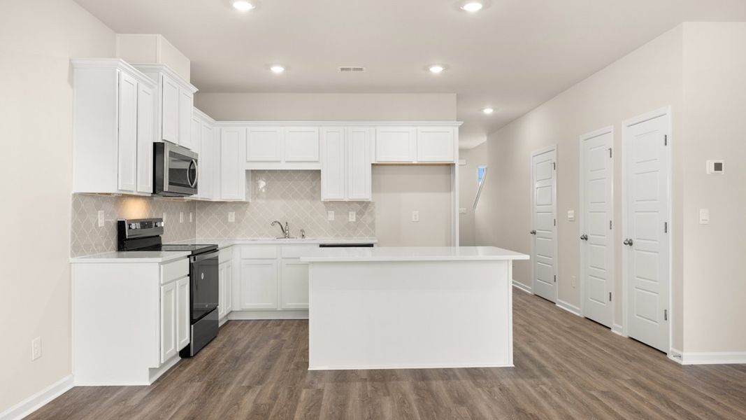 Furnished interior view inside a new home in The Gables at Agricultural Village, Perry (Image 7).