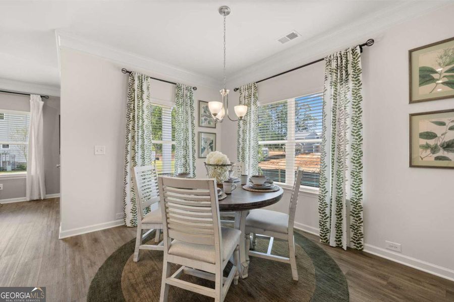 Furnished interior view inside a new home in Trellis Park, Hampton (Image 7). Furnished interior view inside a new home in Trellis Park, Hampton (Image 7).