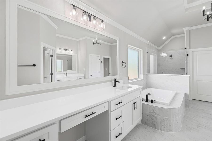 Furnished interior view inside a new home in Pecan Plantation, Granbury (Image 17).
