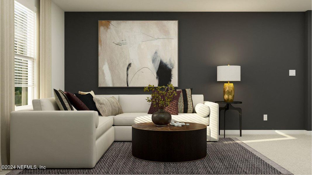 Furnished interior view inside a new home in Holstein Crossing, Green Cove Springs (Image 13).