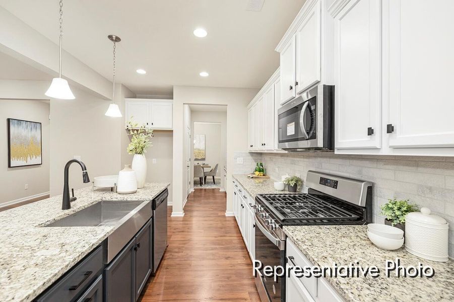 Furnished interior view inside a new home in , Ridgeville (Image 8).