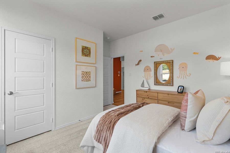 Furnished interior view inside a new home in Royal Crest, San Antonio (Image 18).