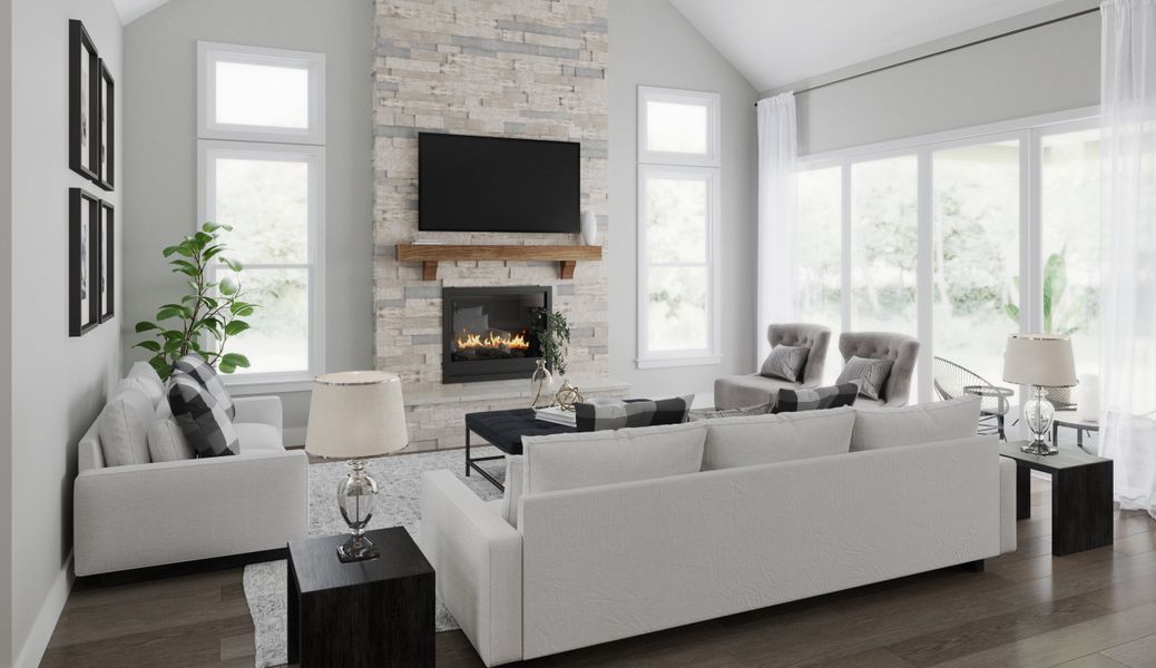 Representative furnished interior of a home built from the Margot by Fischer Homes in Twin Lakes, Hoschton (Image 9). Representative furnished interior of a home built from the Margot by Fischer Homes in Twin Lakes, Hoschton (Image 9).