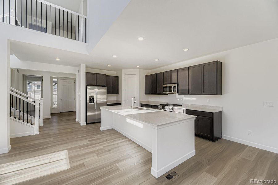 Furnished interior view inside a new home in Newlin Crossing: The Monarch Collection, Parker (Image 4).