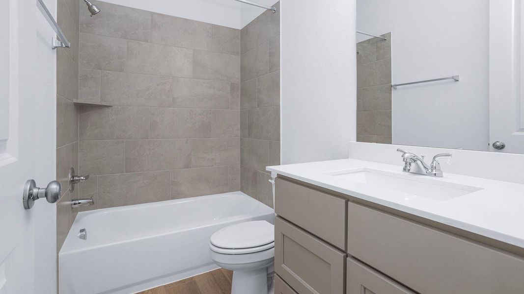 Furnished interior view inside a new home in Audubon, Magnolia (Image 7). Furnished interior view inside a new home in Audubon, Magnolia (Image 7).