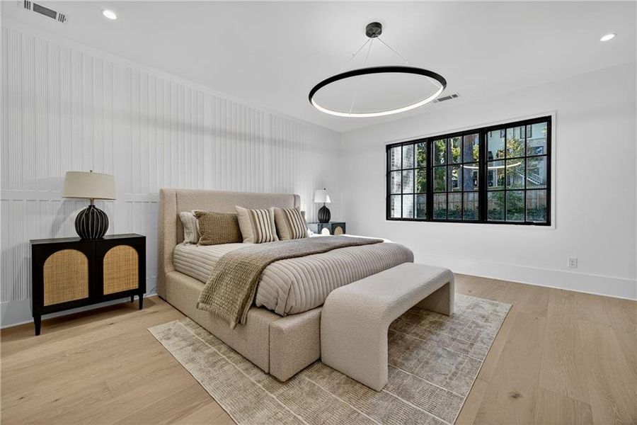 Furnished interior view inside a new home in , Atlanta (Image 59).