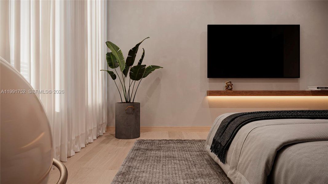 Furnished interior view inside a new home in , Palmetto Bay (Image 3).