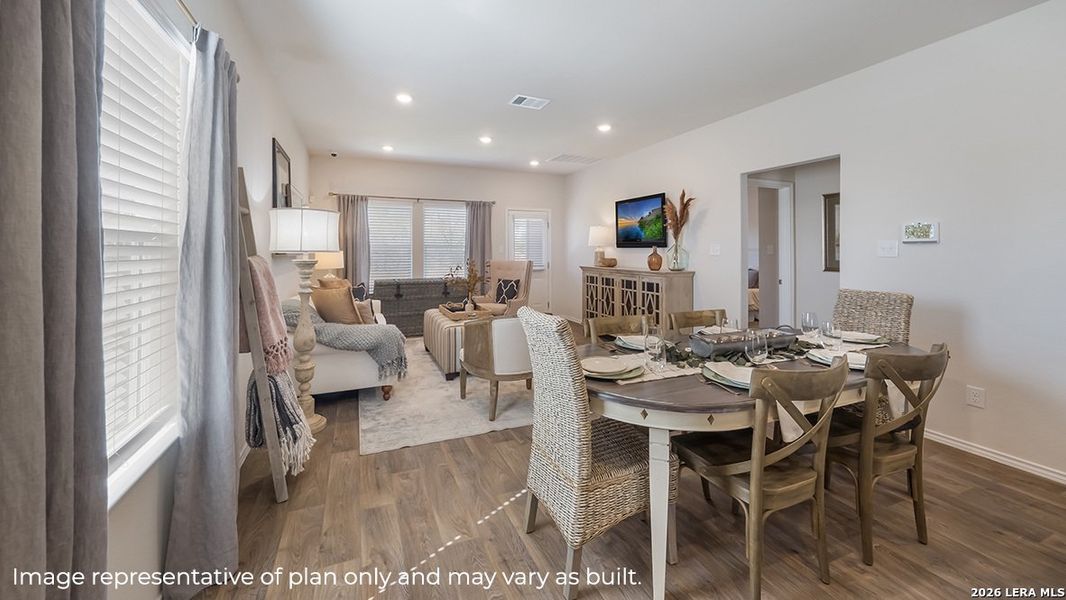 Furnished interior view inside a new home in Stonehill, San Antonio (Image 6).
