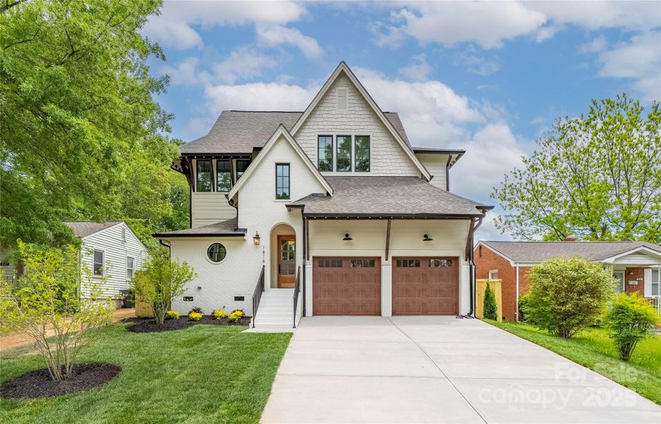 Front exterior of a new home in , Charlotte, NC, highlighting curb appeal (Image 24).