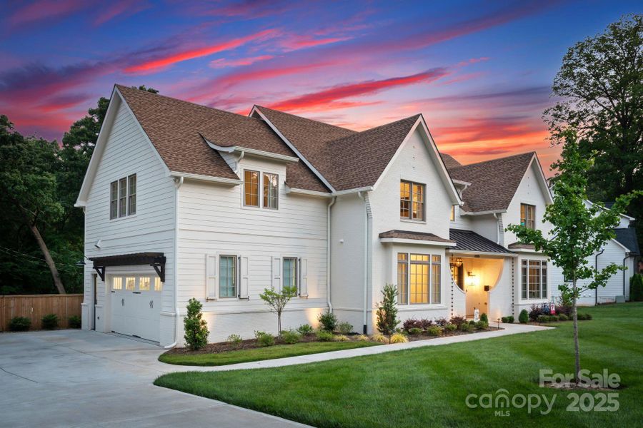 Front exterior of a new home in , Charlotte, NC, highlighting curb appeal (Image 22).