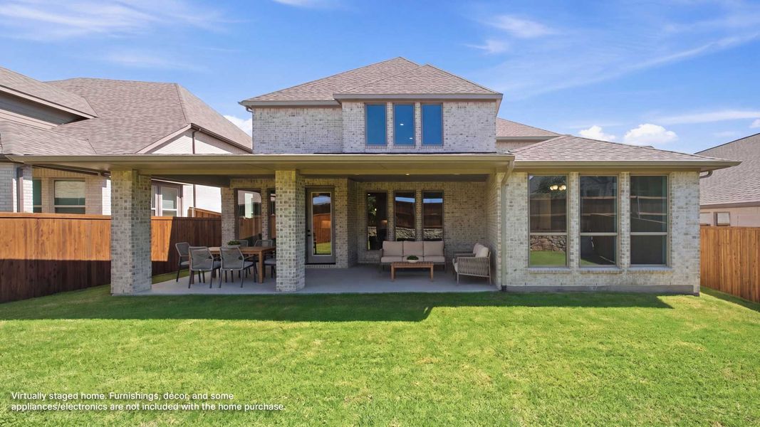 Exterior details and patio area of a home in Eliana, McKinney (Image 3).