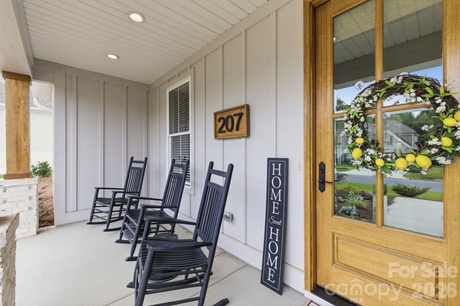 Exterior details and patio area of a home in , Lexington (Image 3).