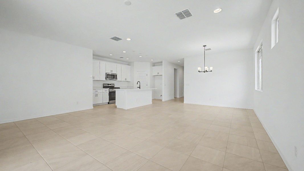 Furnished interior view inside a new home in The Lakes at Rancho El Dorado, Maricopa (Image 11).