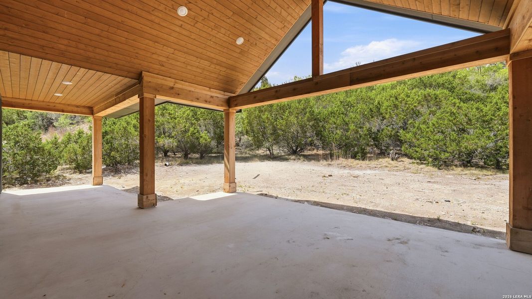 Exterior details and patio area of a home in , Canyon Lake (Image 25).